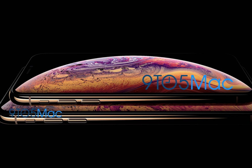 Visuel suppose´ des prochains iPhone XS publie´ par 9to5mac