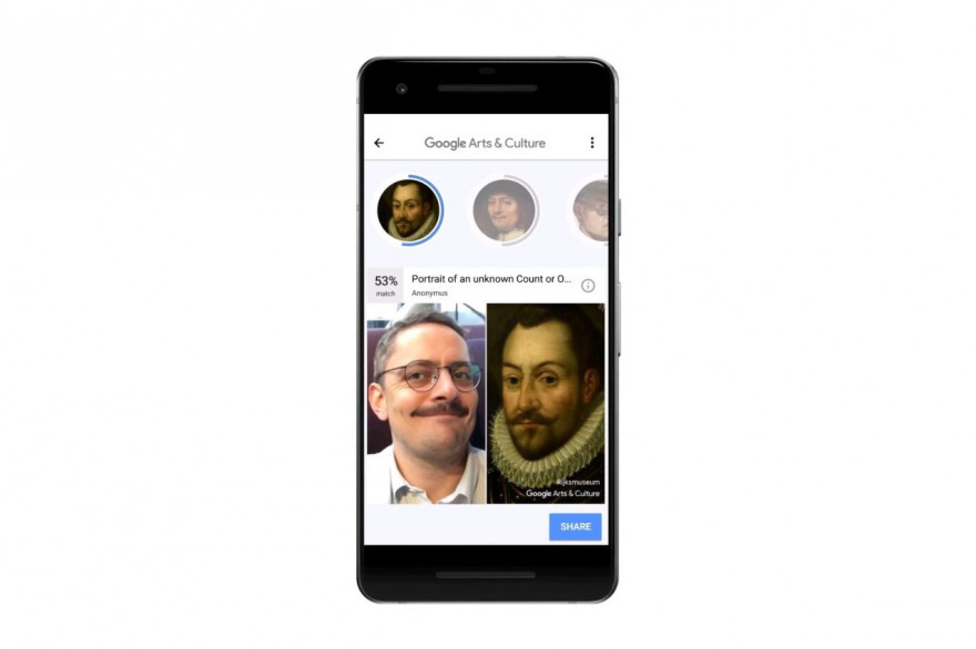 L'application Google Arts & Culture compare vos selfies à des tableaux de maîtres
