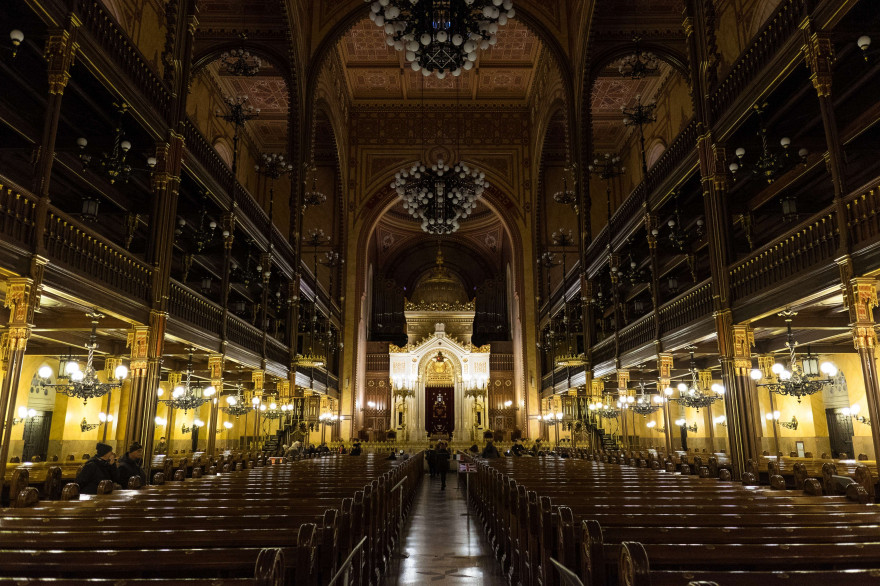 L'intérieur de la Grande Synagogue de Budapest