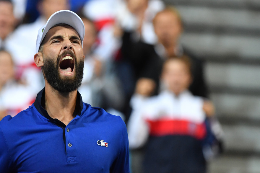 Benoît Paire à Villeneuve-d'Ascq le 14 septembre 2018