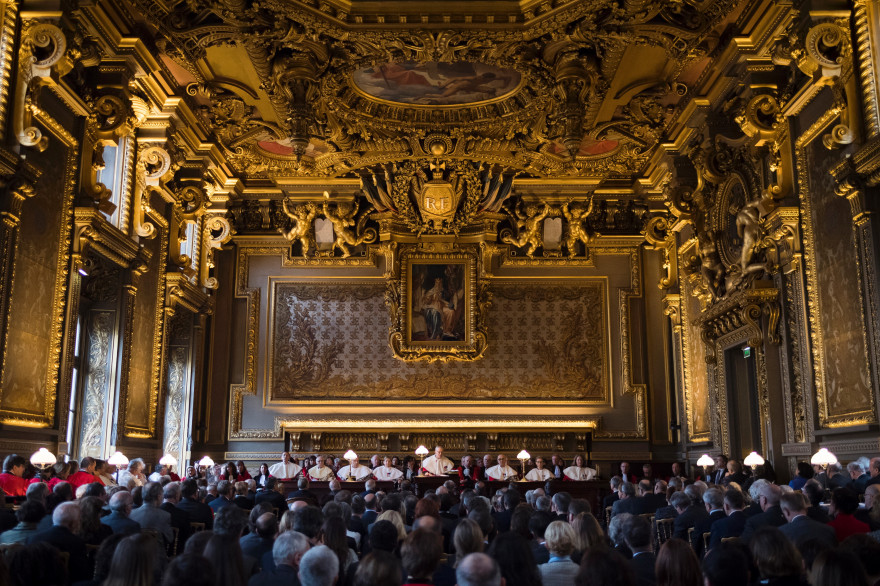 La Cour de cassation lors de la cérémonies des voeux, le 13 janvier 2017 (illustration)