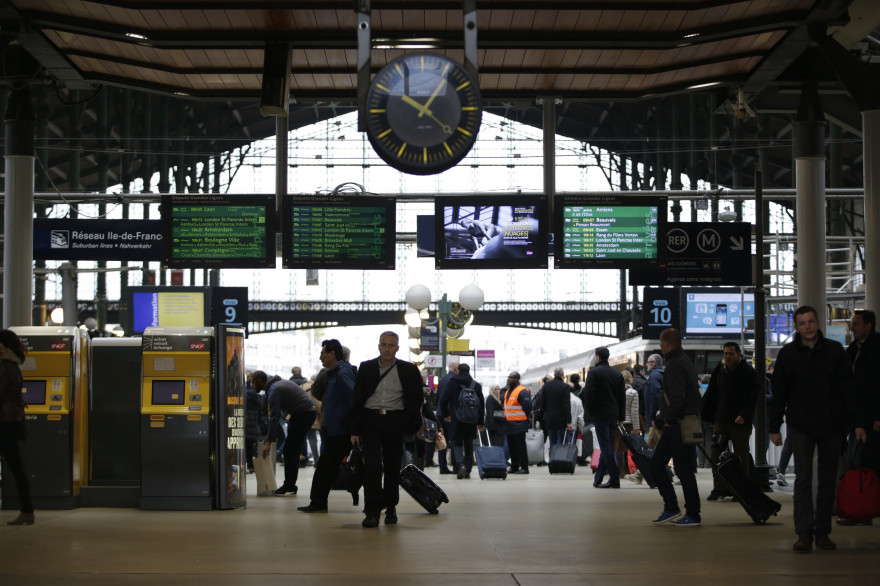 La gare du Nord (illustration)