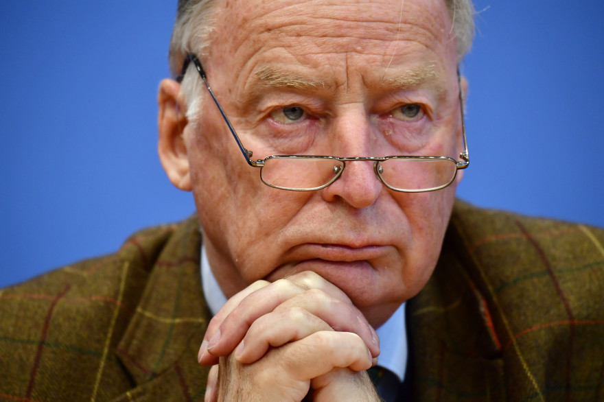Alexander Gauland, chef du parti AfP, en Allemagne