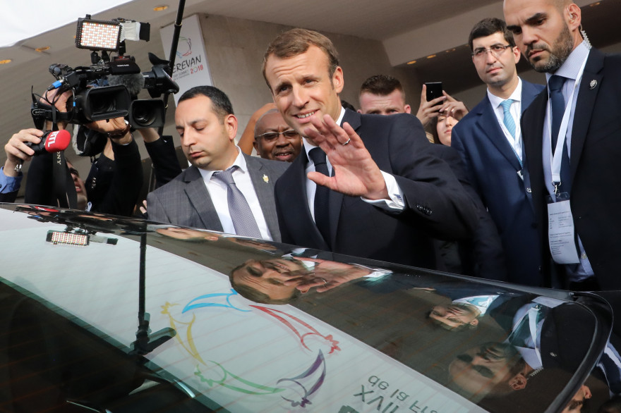 Emmanuel Macron le 12 octobre 2018