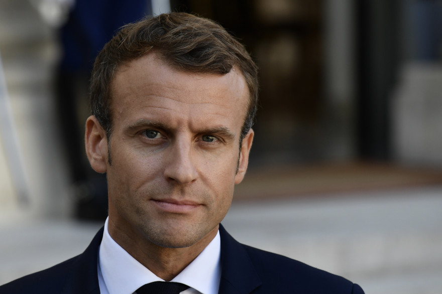 Emmanuel Macron à l'Élysée, le 16 octobre 2018