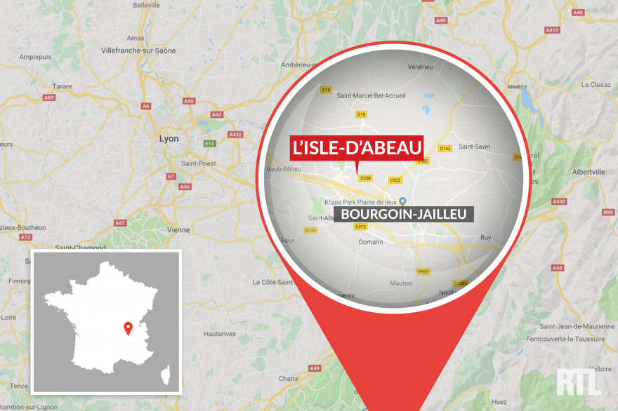 L'isle-d'Abeau, en Isère
