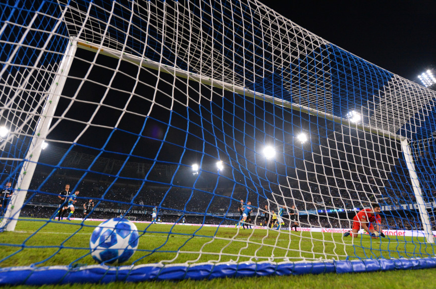 Le PSG encaisse un but sur penalty à Naples le 6 novembre 2018