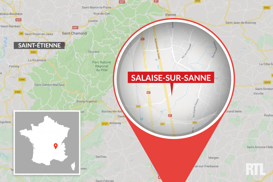 Salaise-sur-Sanne, en Isère