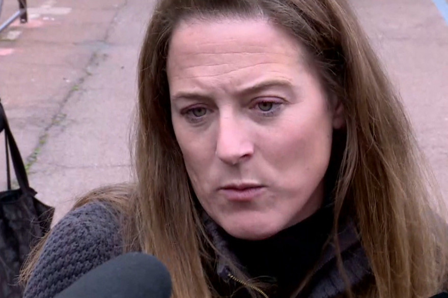 La policière Maggy Biskupski, le 08 octobre 2017 à Viry-Châtillon (Essonne)