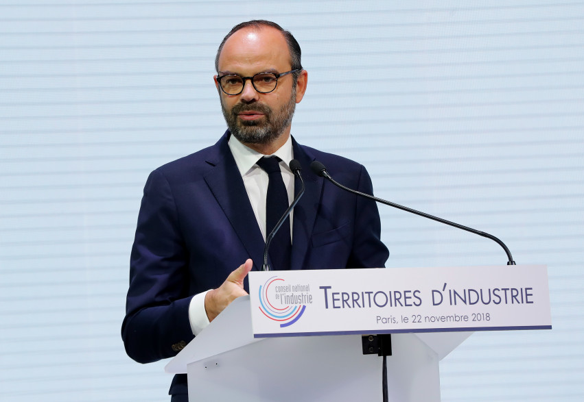 Édouard Philippe au Grand Palais, le 22 novembre 2018