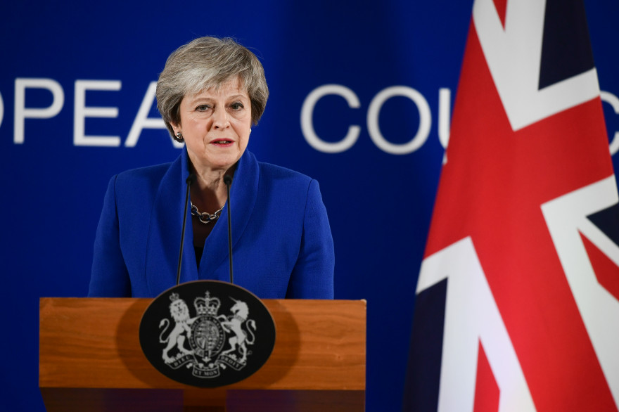 La Première ministre britannique Theresa May le 25 novembre 2018.