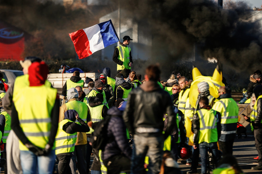 Des "gilets jaunes", samedi 1er décembre 2018 (illustration)