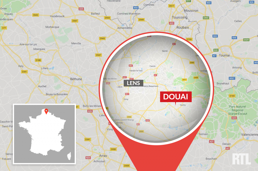 La ville de Douai dans le Nord (Hauts-de-France)