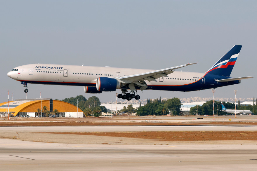 Un avion de la compagnie Aeroflot en août 2020 (illustration)