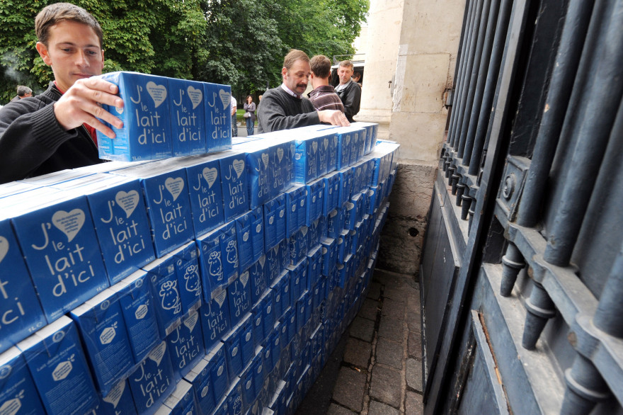 Des briques de lait "J'aime le lait d'ici" rappelées en raison d'une contamination