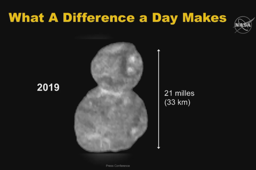 La première image de l'astéroïde Ultima Thule