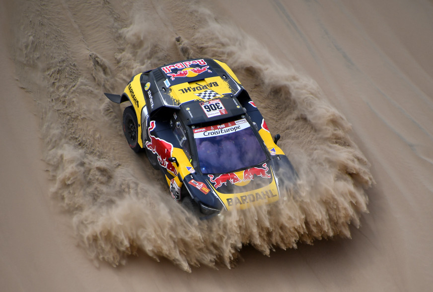 Sébastien Loeb et Daniel Elena sur le Dakar 2019 le 7 janvier