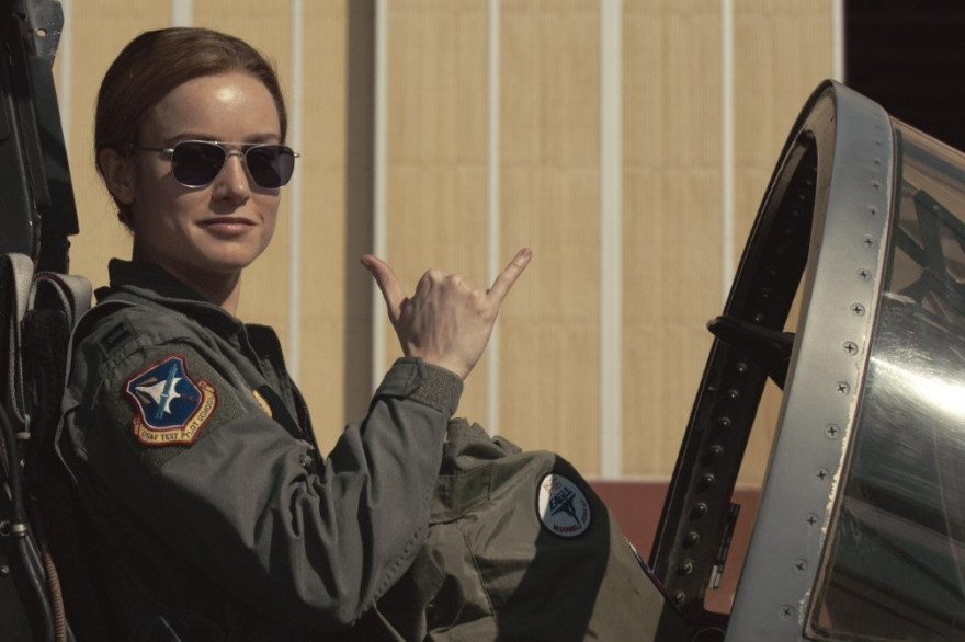 Brie Larson dans le rôle de Captain Marvel