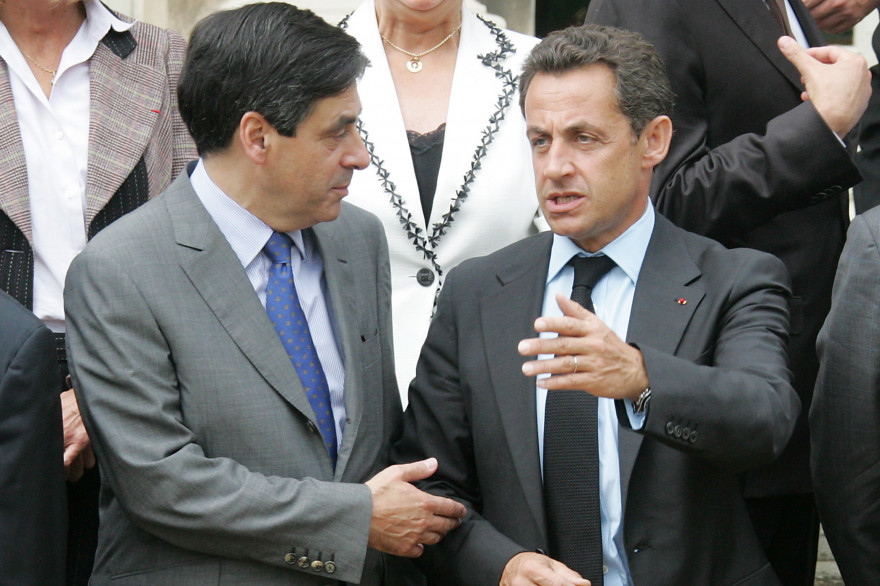 François Fillon et Nicolas Sarkozy, le 18 mai 2007