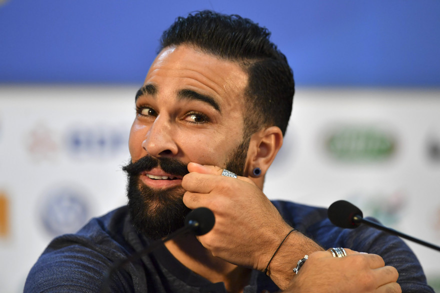 Adil Rami à Istra le 4 juillet 2018