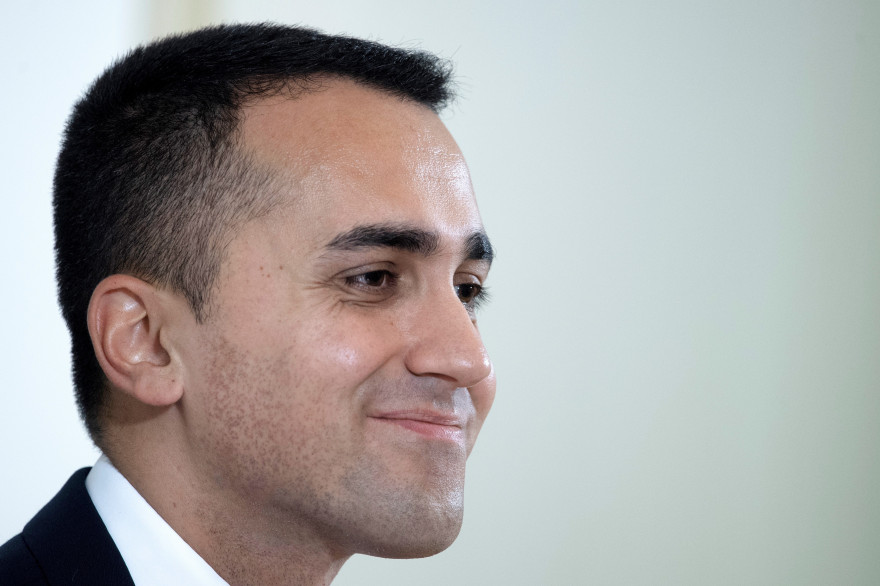 Le vice-Premier ministre italien et chef de file du Mouvement 5 étoiles, Luigi Di Maio.