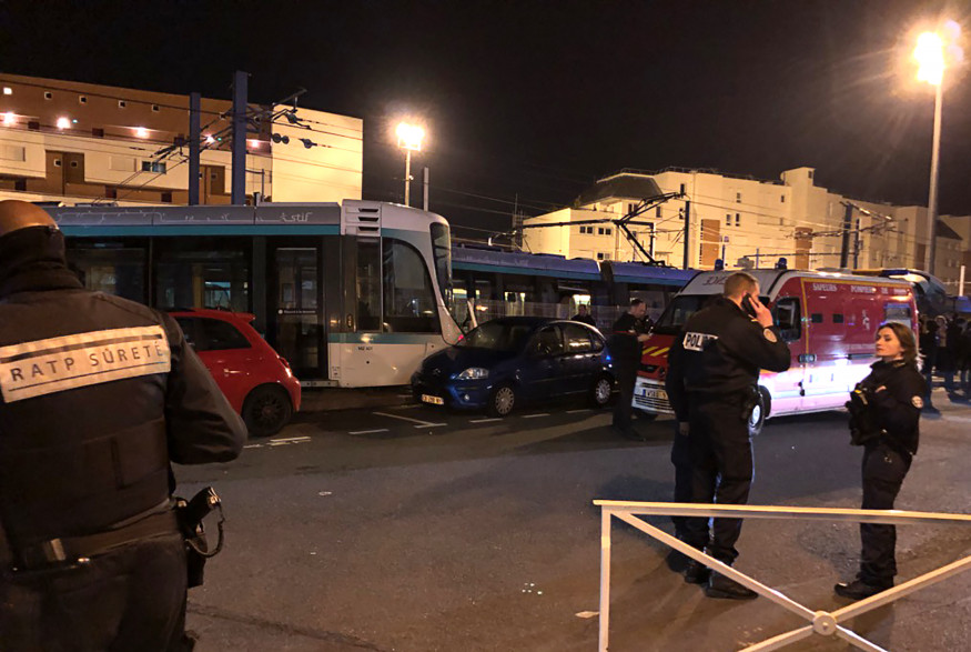 L'accident entre les deux tramways s'est produit lundi 11 février au soir