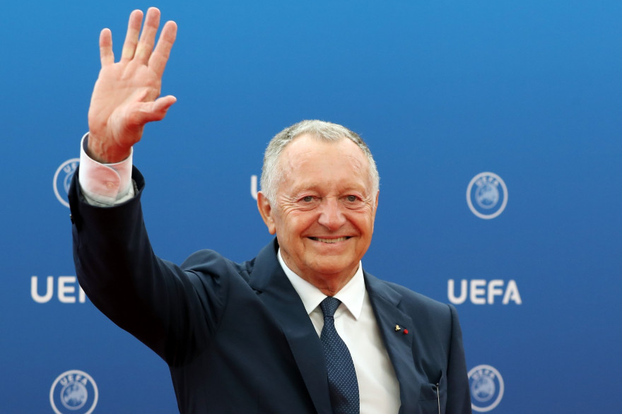 Jean-Michel Aulas le 30 août 2018 à Monaco