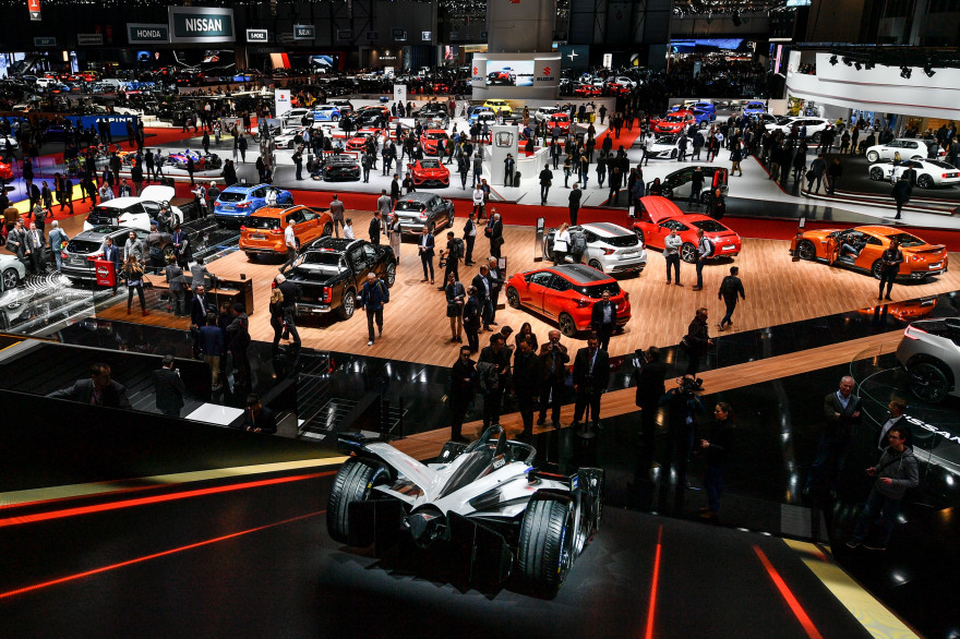 Le mondial de l'auto à Genève