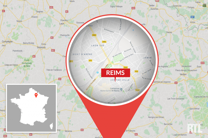 La ville de Reims, dans la Marne