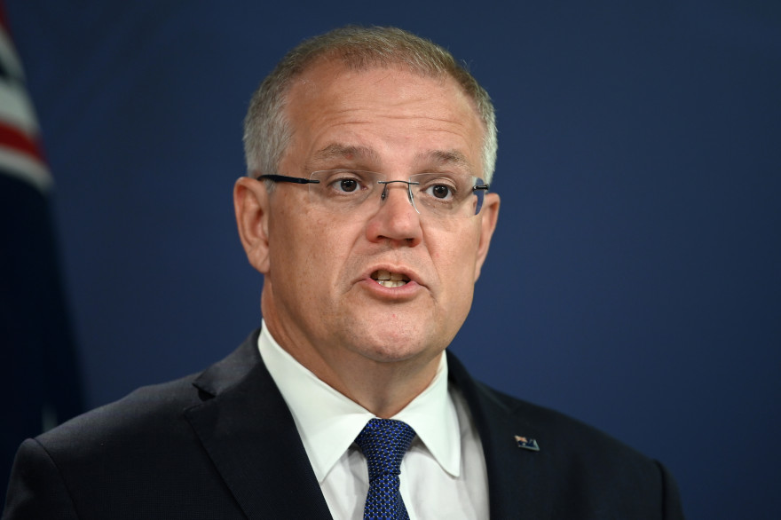 Le Premier ministre australien Scott Morrison