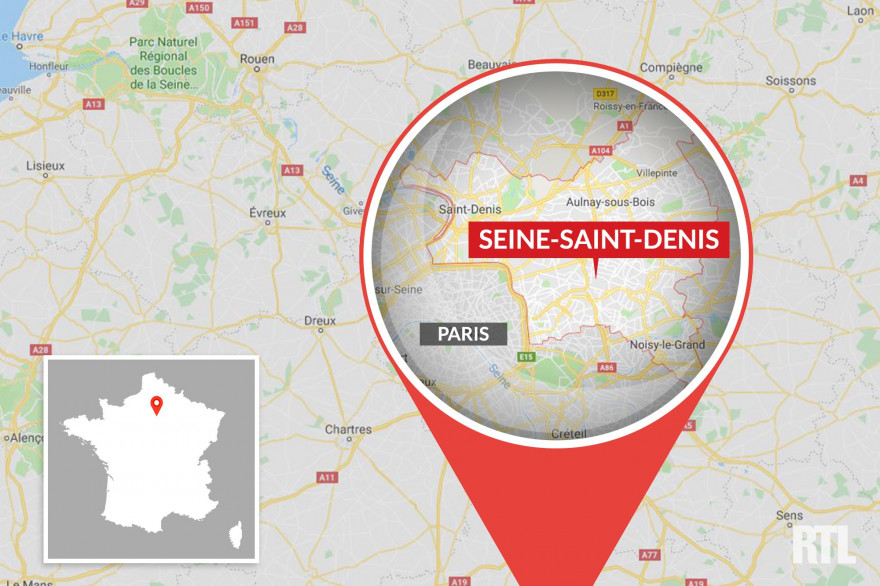 Le département de Seine-Saint-Denis, en Île-de-France