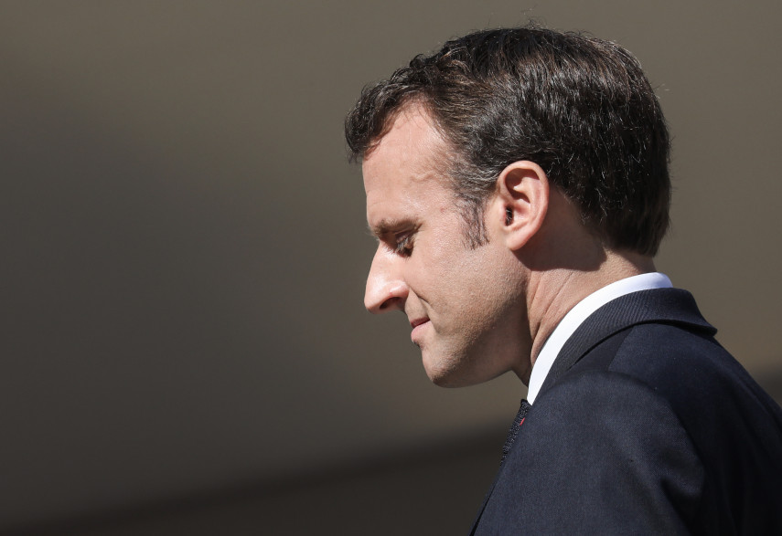 Emmanuel Macron à Glières le 31 mars 2019