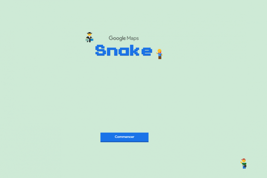 Google Maps propose de jouer au Snake pour le 1er avril