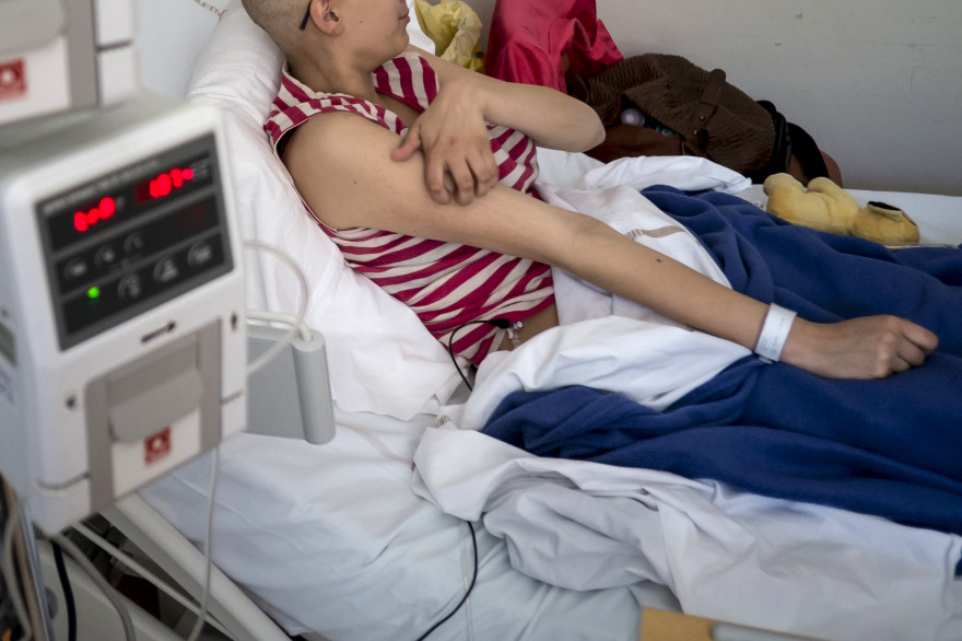 Un enfant souffrant d'un cancer (illustration)