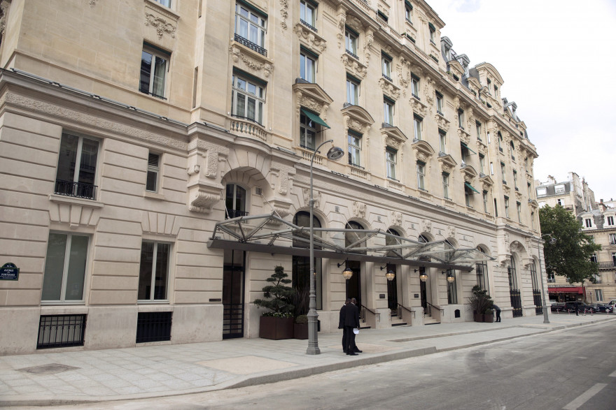 L'hôtel Peninsula à Paris le 25 juin 2014