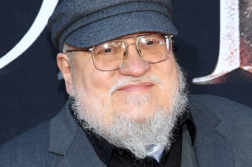 George R.R. Martin à l'avant-première mondiale de "Game of Thrones"