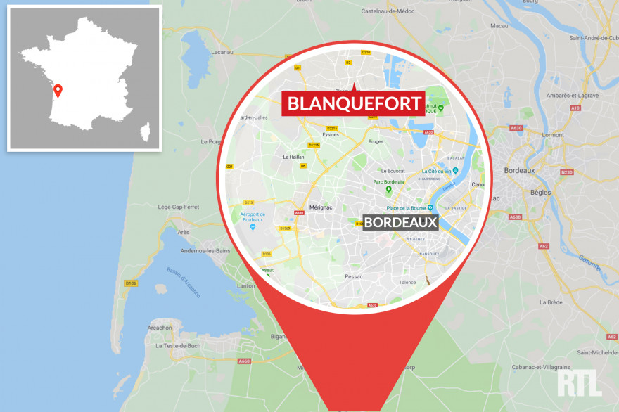 Blanquefort, dans la banlieue bordelaise (Gironde)