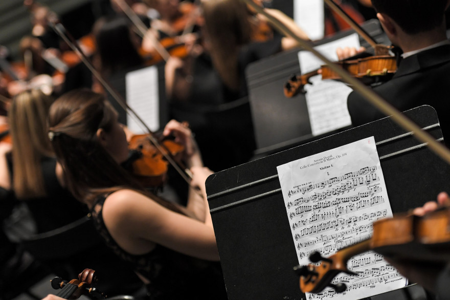 Un orchestre symphonique aux États-Unis en février 2019 (illustration)