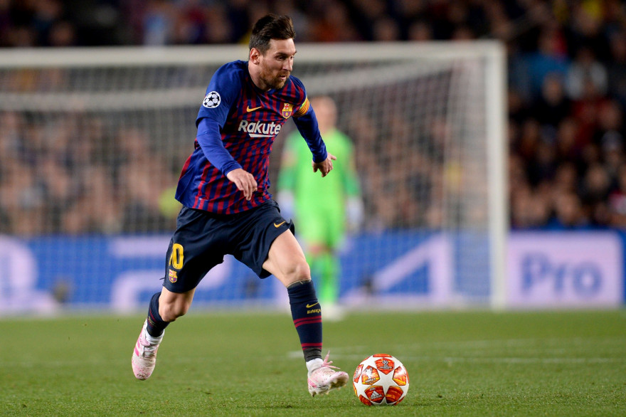 Lionel Messi avec le Barça au Camp Nou