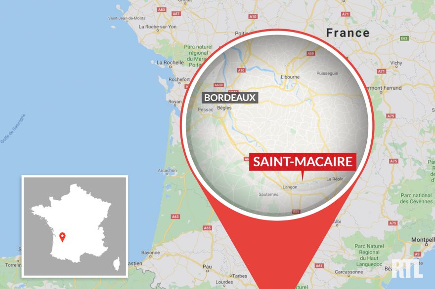 La ville de Saint-Macaire, en Gironde
