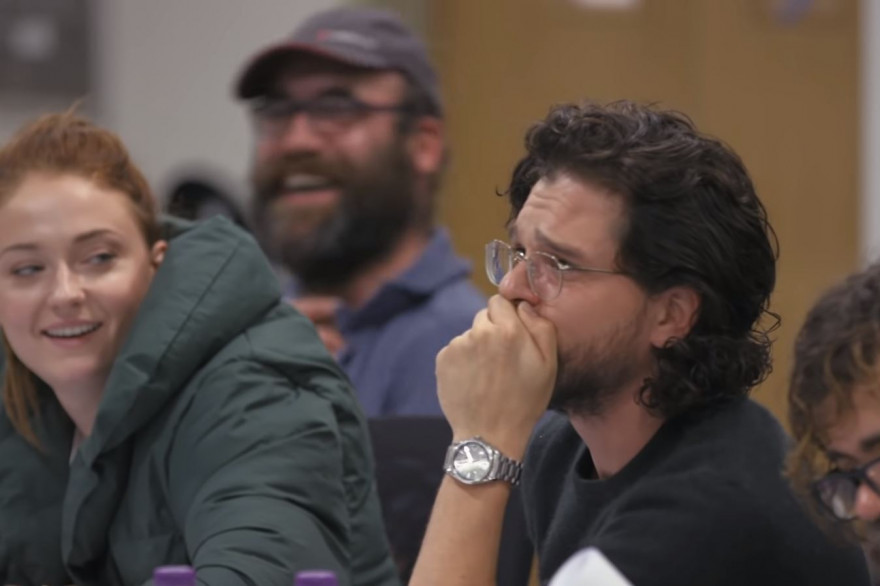 Kit Harington lors de la table ronde de la saison 8 de "Game of Thrones"