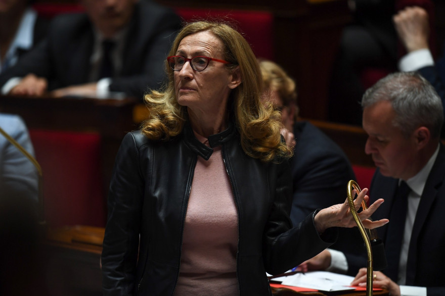 Nicole Belloubet, la garde des Sceaux à l'Assemblée nationale le 15 mai 2019