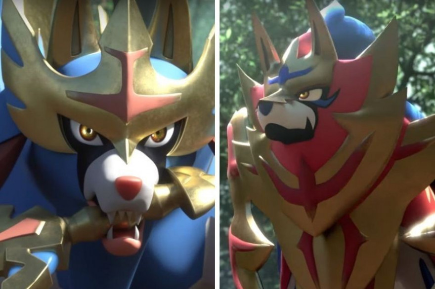 Zacian et Zamazenta de "Pokémon Épée et Bouclier"
