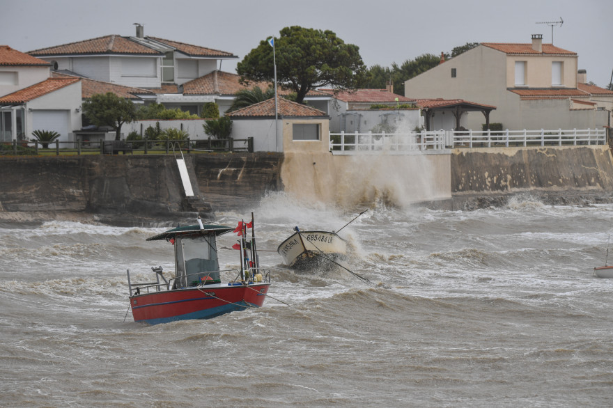 La tempête Miguel s'est abattue sur la cote Atlantique ce vendredi 7 juin 2019.