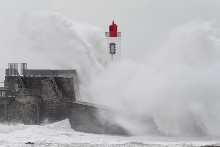 La tempête Miguel s'est abattu sur l'ouest de la France, vendredi 7 mai 2018