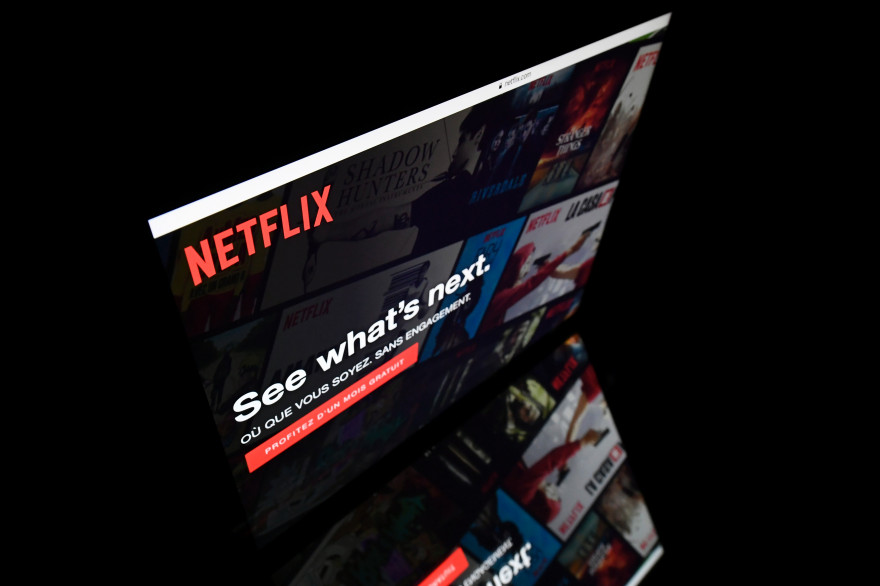 La page d'accueil de Netflix