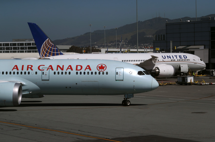Un Boeing 737 de la compagnie Air Canada