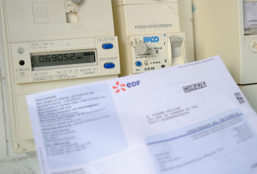 Une facture d'électricité.
