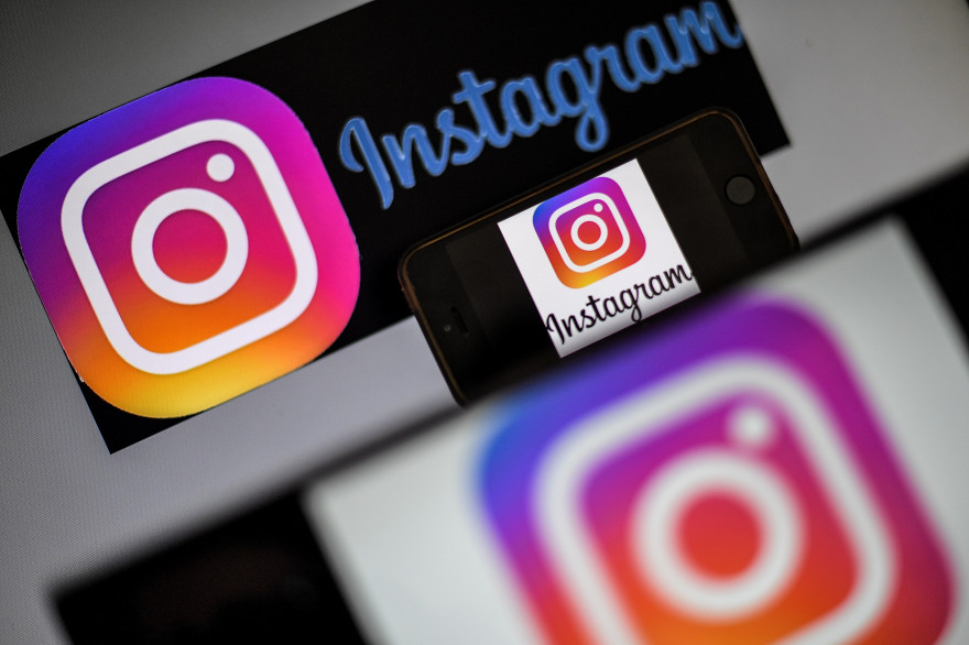 Le logo d'Instagram aux États-Unis (illustration)