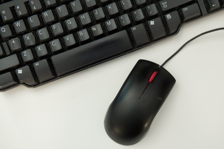 Un clavier d'ordinateur (illustration).